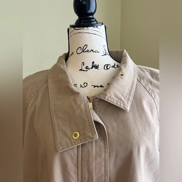 Nine West Tan Trench - Picture 2 of 11